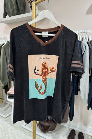 Chosen By Fifi & Annie Vino Love Tee | Washed Black