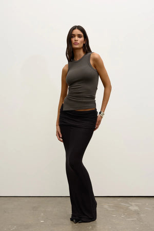 Bayse Brand Lana Rouched Tank | Smoke
