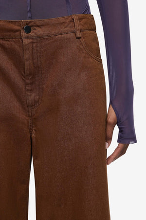 Bec + Bridge Anista Denim Pant | Cognac
