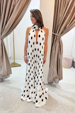 L'idee Liberte Gown | Polka Blanc