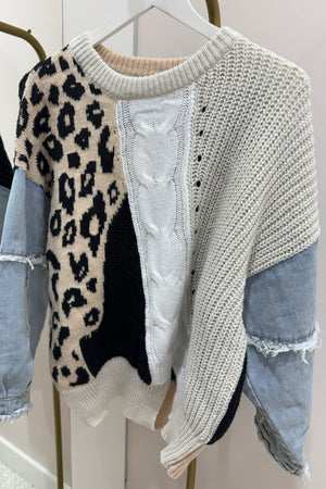 Chosen By Fifi & Annie The Easy Like Sunday Mornings Knit | Leopard