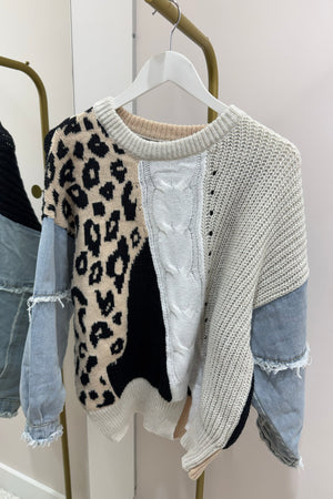 Chosen By Fifi & Annie The Easy Like Sunday Mornings Knit | Leopard