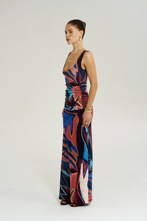 Summi Summi Emma Maxi Dress | Bordeaux
