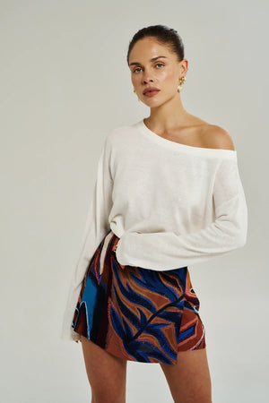 Summi Summi Asym Skort | Bordeaux