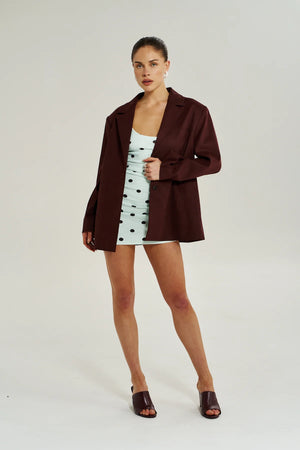 Summi Summi Vegan Suede Jacket | Syrah