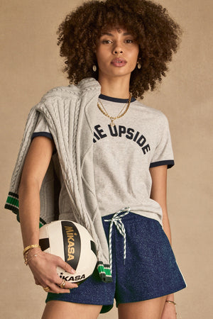 The Upside Galaxia Marcella Short | Navy