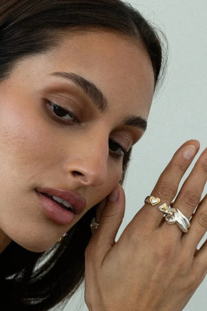 Mountain & Moon Imogen Ring | Mixed Metal