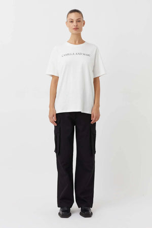 C&M Camilla & Marc Asher Tee | White / Black