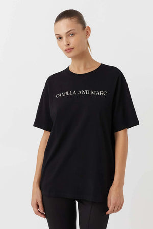 C&M Camilla & Marc Asher Tee | Black / Stone