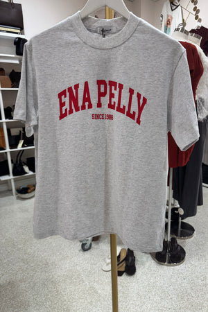 Ena Pelly Sophia Relaxed Tee | White Marle