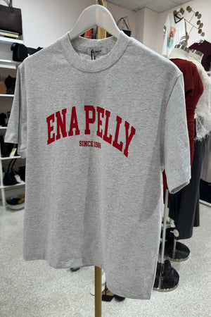 Ena Pelly Sophia Relaxed Tee | White Marle