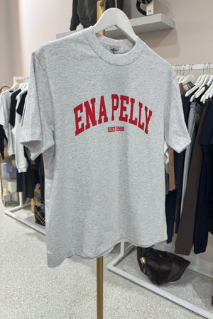 Ena Pelly Sophia Relaxed Tee | White Marle