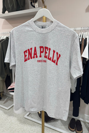 Ena Pelly Sophia Relaxed Tee | White Marle