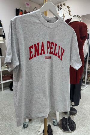 Ena Pelly Sophia Relaxed Tee | White Marle