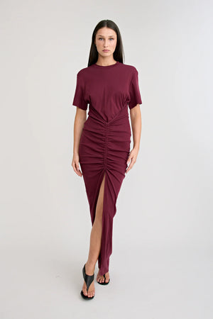 Pfeiffer The Niko Dress | Burgandy