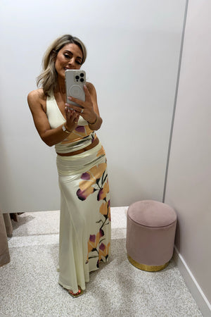 Sovere Studio Akanni Skirt | Golden