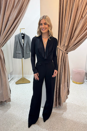 Bec + Bridge Sonnie Cowl Bodysuit | Black