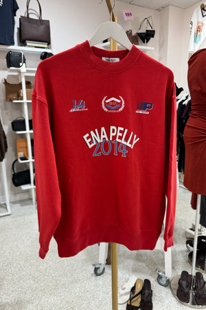 Ena Pelly Mila Oversized Sweater | Vintage Red