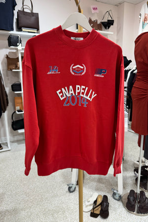 Ena Pelly Mila Oversized Sweater | Vintage Red