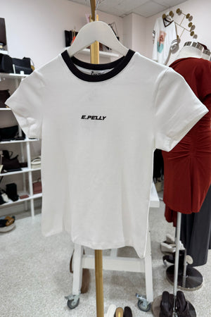 Ena Pelly Penny Baby Tee | Vintage White