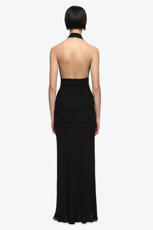 Bec + Bridge Cassis Drape Maxi Dress | Black