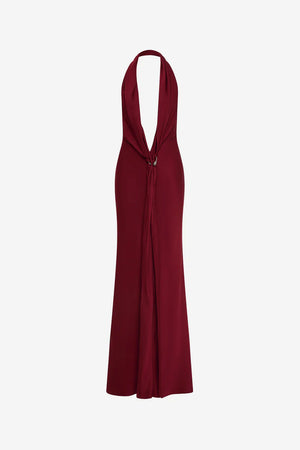 Misha The Donna Satin Dress | Jester Red