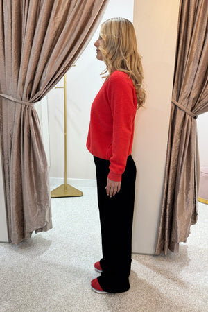 Perfect White Tee Ziggy Sweatshirt | Poppy Red