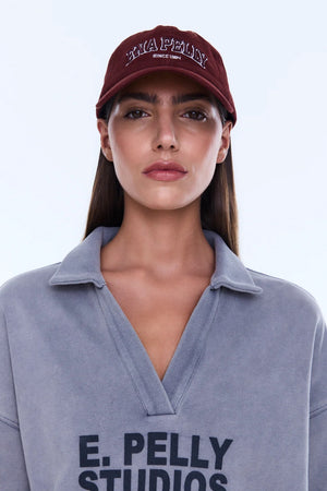 Ena Pelly EP Collegiate Cap | Deep Cherry