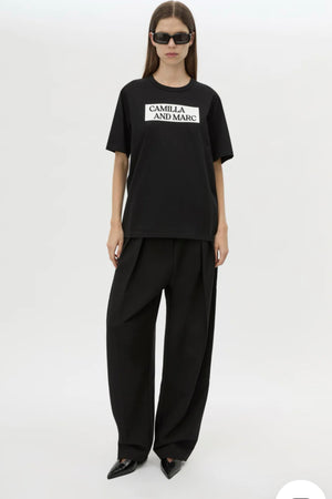C&M Camilla & Marc Carmont Graphic Tee | Black/White