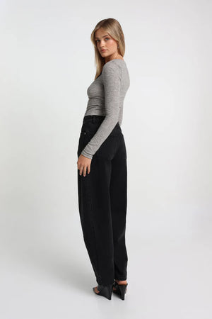 Madison The Label Pippa Top | Grey || PRE-ORDER ETA 6/06/2026