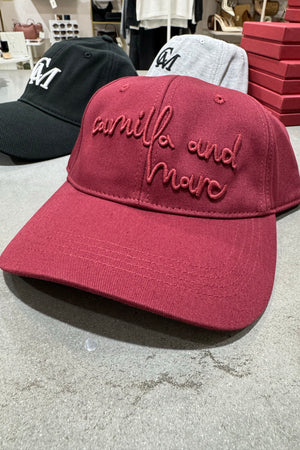 C&M Camilla & Marc Maren Embroidered Logo Cap | Burgandy