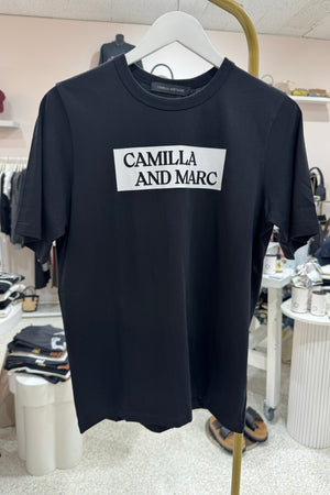 C&M Camilla & Marc Carmont Graphic Tee | Black/White