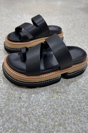 Alias Mae Vanna Platform Slide | Black