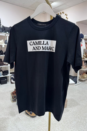 C&M Camilla & Marc Carmont Graphic Tee | Black/White