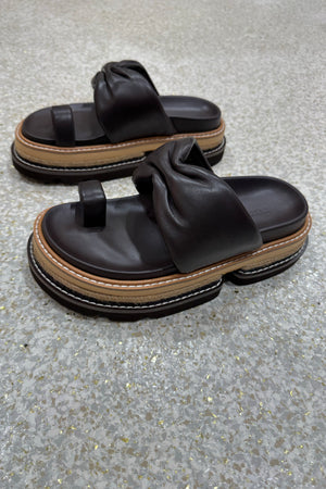 Alias Mae Valerie Platform Slide | Chocolate