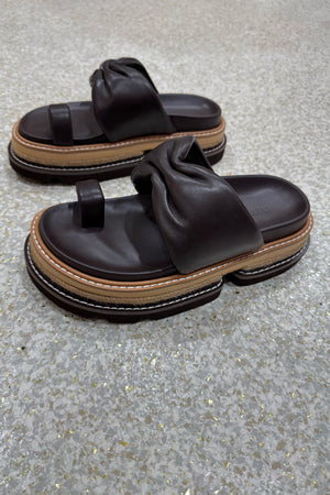 Alias Mae Valerie Platform Slide | Chocolate