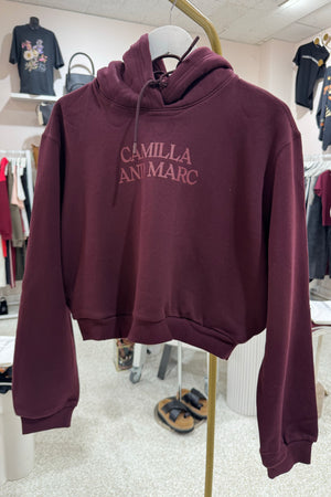 C&M Camilla & Marc Odile Gaphic Hoodie | Burgandy