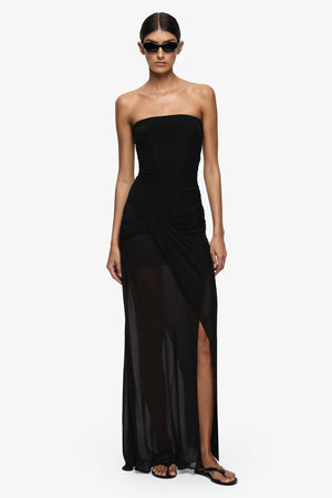 Bec + Bridge Willorin Strapless Maxi Dress | Black