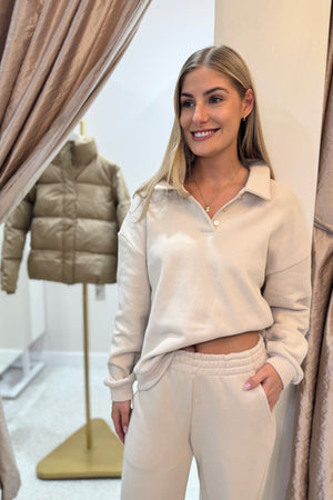 ORTC Ava Polo Sweater | Bone