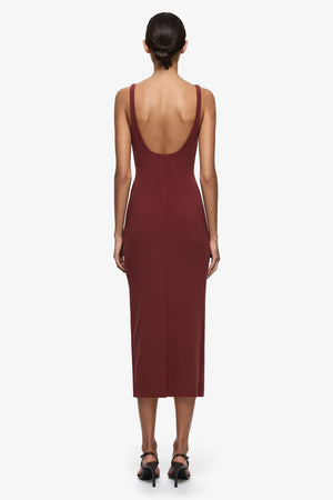 Bec + Bridge Karina Tuck Midi Dress | Sangria