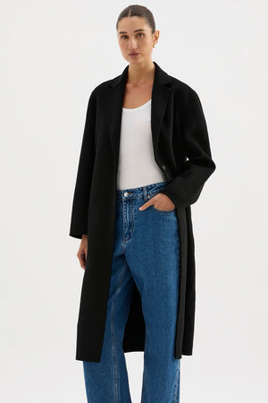 Nude Lucy Riley Wool Coat | Black