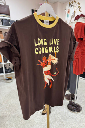 Chosen By Fifi & Annie The Cowgirl Lives Tee | Chocolate