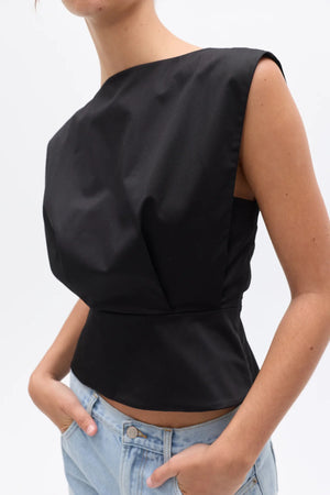 Bayse Brand Shelly Top | Black || PRE_ORDER ETA 20/06/2026