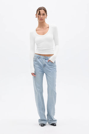 Bayse Brand Grace Long Sleeve | White || PRE_ORDER ETA 28/06/2026