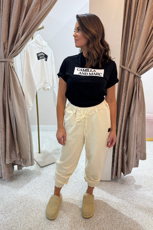 C&M Camilla & Marc Carmont Graphic Tee | Black/White