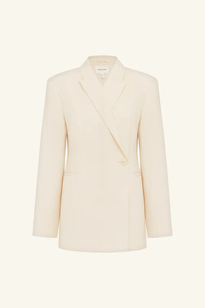 Shona Joy Asher Hourglass Blazer | White Swan