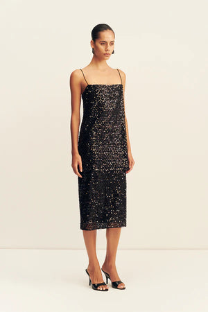Shona Joy Everly Long Line Cami | Black