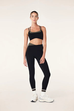 P.E Nation Wander Full length Legging | Black / Tarmac
