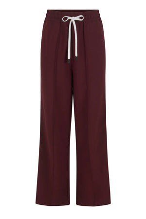 Araminta James Pomodoro Twill Pant | Burgundy