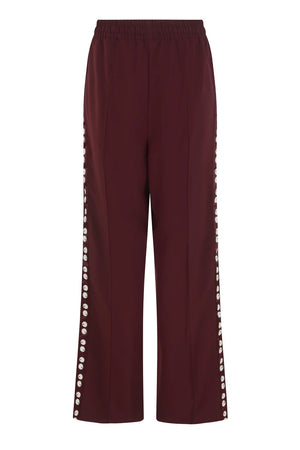 Araminta James Pomodoro Twill Pant | Burgundy